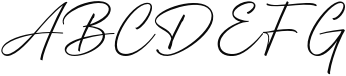 Hanthemn Script Regular Sample