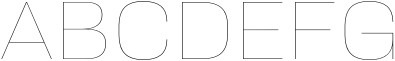Resolve Sans Cyrillic Thin Sample