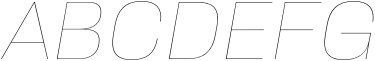Resolve Sans Cyrillic Thin Italic Sample