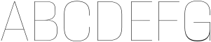 Resolve Sans Cyrillic Thin Nrw Sample