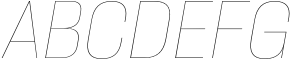 Resolve Sans Cyrillic Thin Nrw Italic Sample