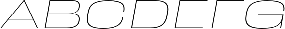 Resolve Sans Cyrillic UltraLight Ext Italic Sample