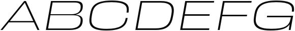 Resolve Sans Cyrillic ExtraLight Ext Italic Sample