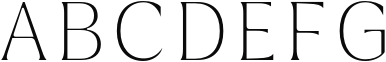 Griggs Serif - ThinSs01 Sample