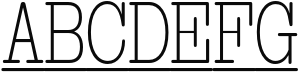 Typewriter Spool CLN Condensed Ultra Light Italic Sample