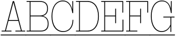 Typewriter Spool CLN Ultra Light Italic Sample