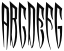 Towne Monograms Downtowne Sample