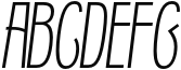 Telemachus ExtraLight Italic Sample