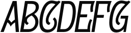 Gildabeth Italic Sample