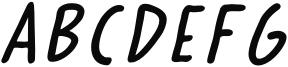 Sunday Thinker Bold Italic Sample