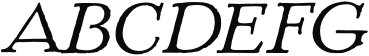 Colwell HPLHS Italic Sample