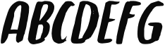 Local Roast Italic Sample