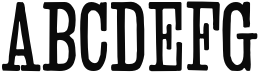 Slab Serif HPLHS Regular Sample
