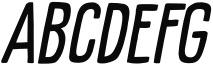 Kapsalon Print Italic Sample