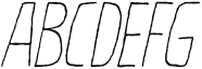 Pomerans Italic Sample