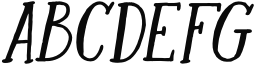 Colporteur Italic Sample